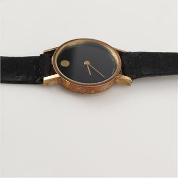 Movado Museum 14kt Gold Watch