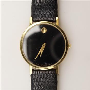 Movado Museum Black Dial Watch