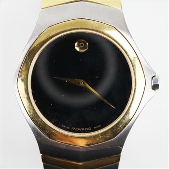 Movado Museum Stainless Steel Two Tone Watch