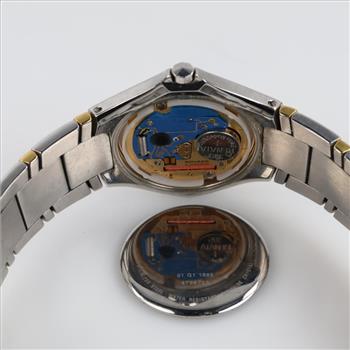 Movado Museum Stainless Steel Two Tone Watch