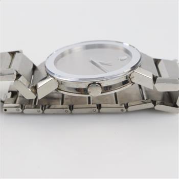 Movado Sapphire Mirror Museum Dial Watch