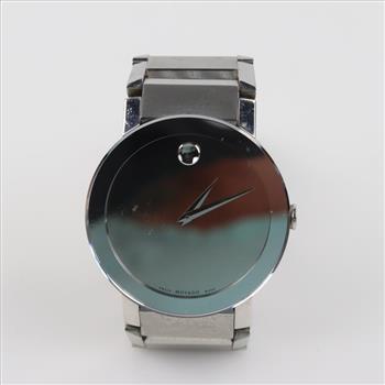 Movado Sapphire Mirror Museum Dial Watch