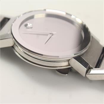 Movado Silver Mirror Museum Watch
