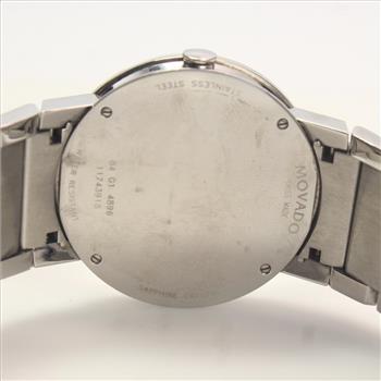 Movado Silver Mirror Museum Watch
