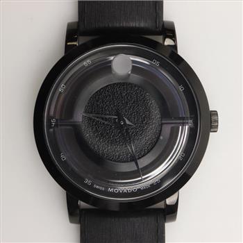 Movado Translucent Black Dial Watch