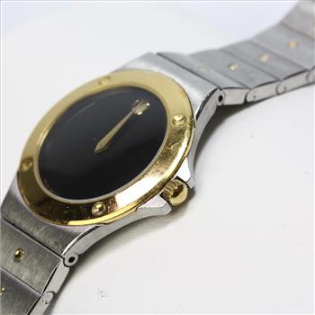 Movado Two Tone Dial Watch