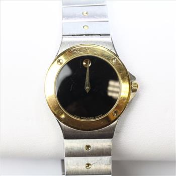 Movado Two Tone Dial Watch
