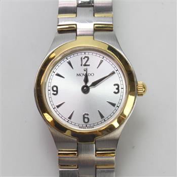 Movado Two Tone Stainless Steel Watch