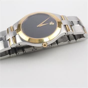 Movado Two Tone Stainless Steel Watch