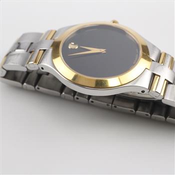 Movado Two Tone Stainless Steel Watch
