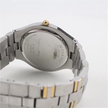 Movado Two Tone Stainless Steel Watch