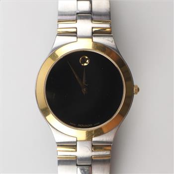Movado Two Tone Stainless Steel Watch
