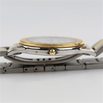 Movado White Porcelain Dial GP Watch