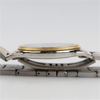 Movado White Porcelain Dial GP Watch