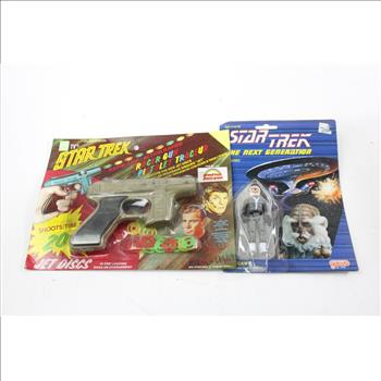 Movie Minis Daffy Duck, Star Treck Tracer Gun And Anit Can