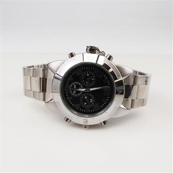MP3 Player Stainless Steel Chronograph Watch