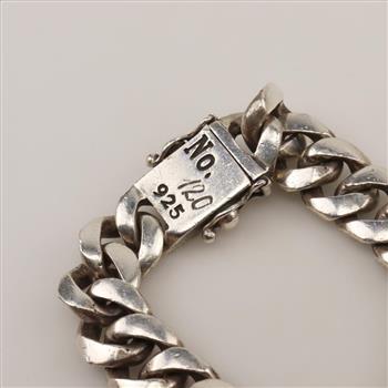 Mr. Smith Sterling Silver Curb Link Bracelet
