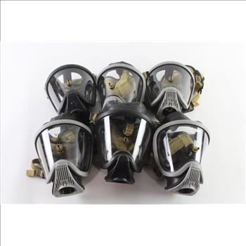MSA Gas Masks, 6 Pieces