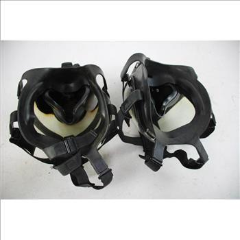 MSA Respiratory Mask, Size Medium, 2 Pieces
