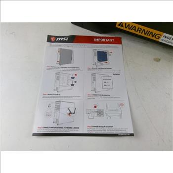 MSI Codex R2 Desktop Computer, New In Box