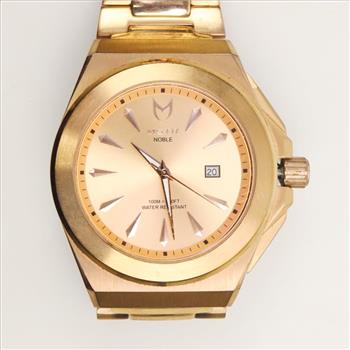 MSTR Noble Rose Gold Brushed Watch
