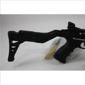 Mtech Black Crossbow With Gold Arrows