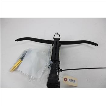 Mtech Black Crossbow With Gold Arrows