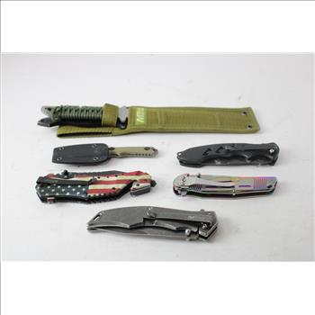 Mtech Knives Lot, 6 Pieces