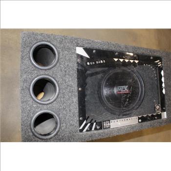 MTX Audio Subwoofer With TMR Amplifier