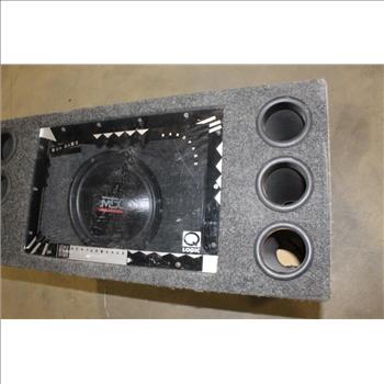 MTX Audio Subwoofer With TMR Amplifier
