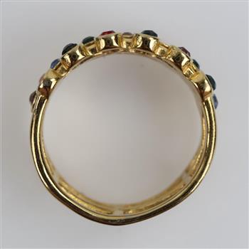 Multicolored Stone Fashion Ring