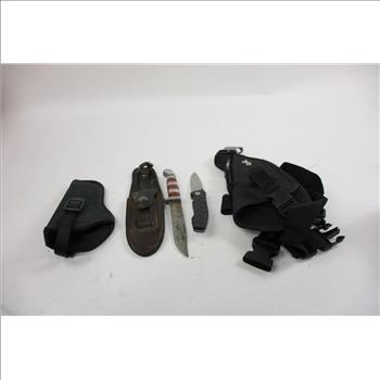 Multi-Tool Flashlight, Gun Holsters, Utilite Multi-Color Carabiner, And More, 3+ Pieces