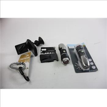 Multi-Tool Flashlight, Gun Holsters, Utilite Multi-Color Carabiner, And More, 3+ Pieces