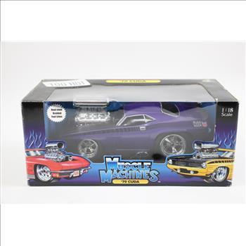 Muscle Machines '70 Cuda 1:18 Scale