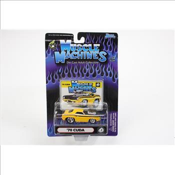 Muscle Machines '70 Cuda Die Cast Car