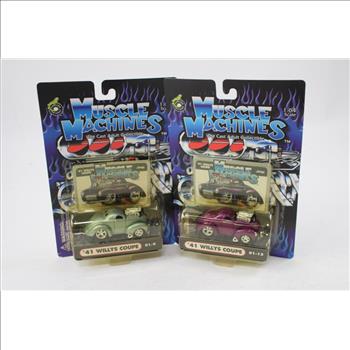 Muscle Machines Collectible Cars, 2 Packs