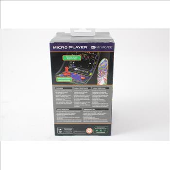 My Arcade Galaga Collectible Micro Player Retro Arcade, Black