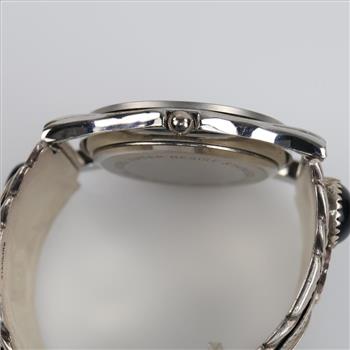 Nadia Watch Sterling Silver Black Stone Tips