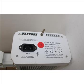 Nanolux Super DE 1000w Ballast With Reflector Hood & Bulb