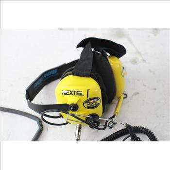 Nascar Nextel Racing  Radio Headphones, Yellow