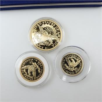 National Collector's Mint Gold Tribute Proof Replica Set With COA