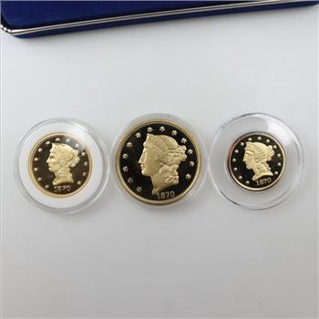 National Collector's Mint Gold Tribute Proof Replica Set With COA