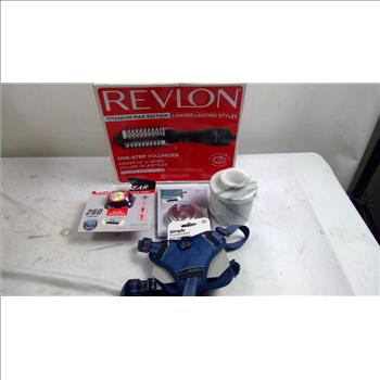National Geographic Microscope With Carrying Case, Revlon One-Step Hair Dryer, Bell Howell Manicure