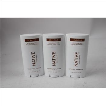 Native Deodorant, Paraben Free 4 Pieces