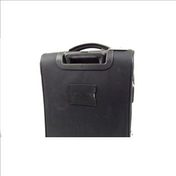 Nautica Black/Red Rolling Carry-On Luggage
