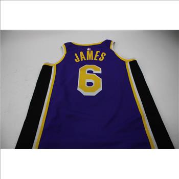 NBA Autentic Jersey Lakers #6 James Size M