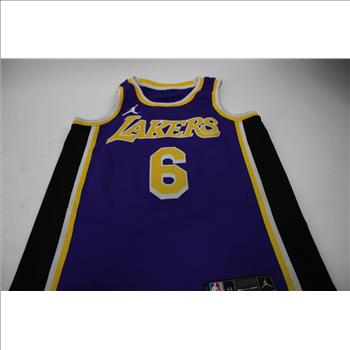 NBA Autentic Jersey Lakers #6 James Size M