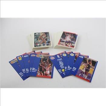 NBA, NFL, MLB Trading Card Collection With Trading Card Case