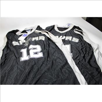 NBA Spurs Duncan, Bowen Jerseys, Large, 3 Pieces