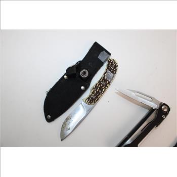 Nebo Pal+ Knife/power Bank/flashlight & More Assorted Knives; 3 Pieces